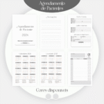Combo Miolos Neutros A5 - Agendamento Pacientes 10 Cores (Pamella)