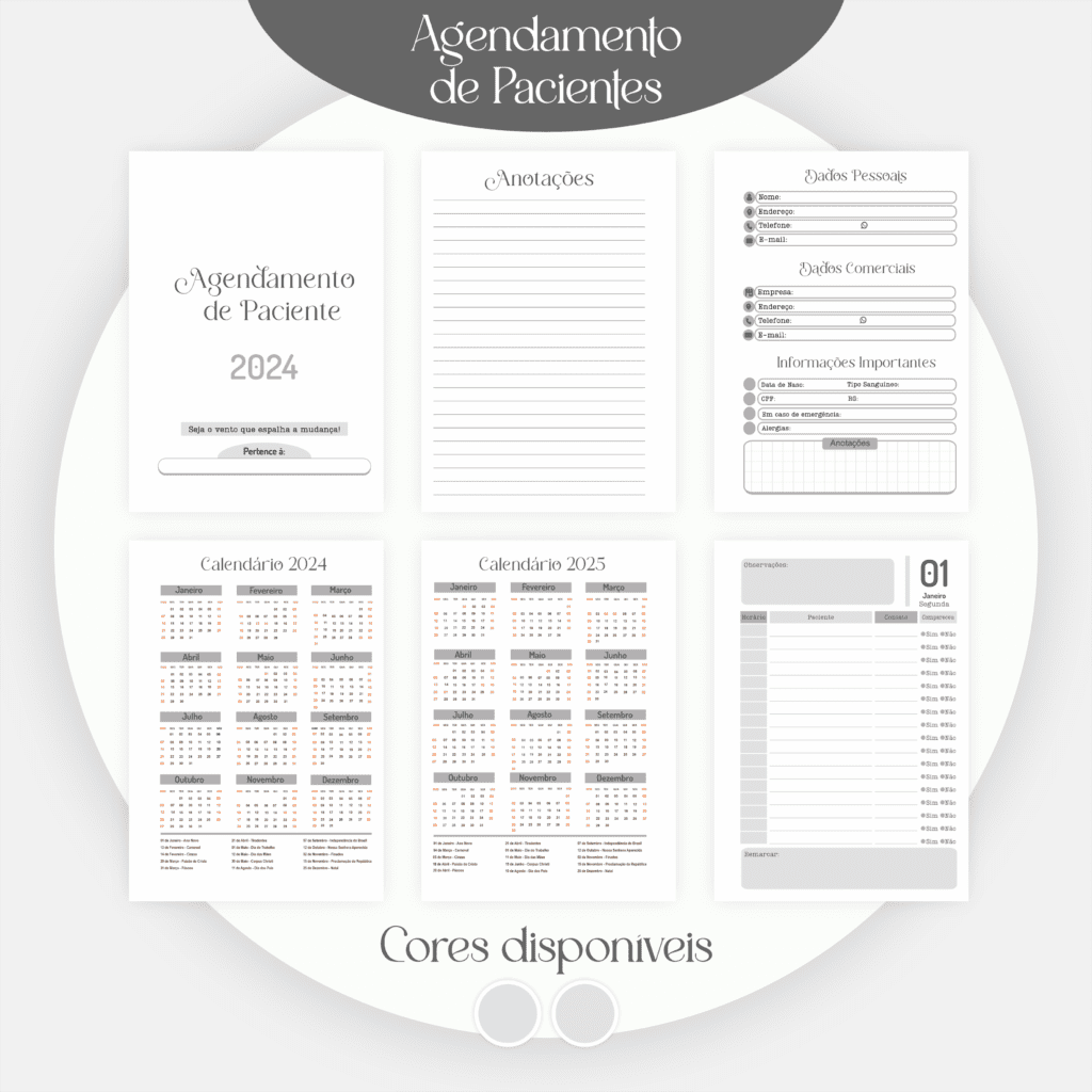 1-8-6.png Combo Miolos Neutros A5 - Agendamento Pacientes 10 Cores (Pamella) - Imagem 1