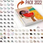 Pack Encadernação 2022 - Arquivos agendas, planners e miolos