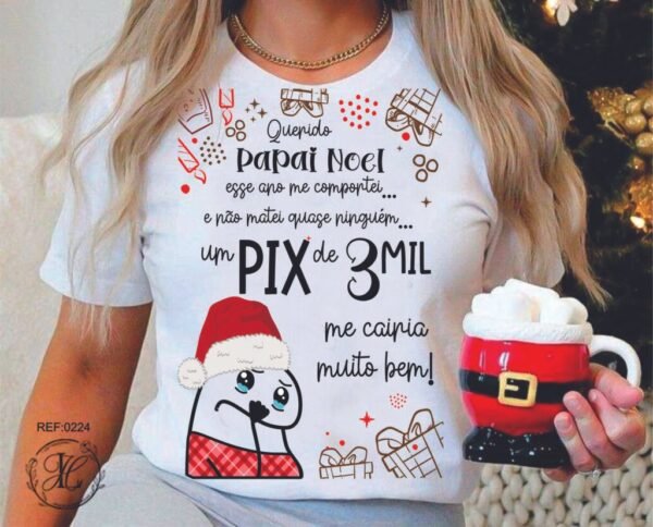 Estampas Canecas | Camisas - Natal Amizade Flork (Lidyane) - Imagem 5
