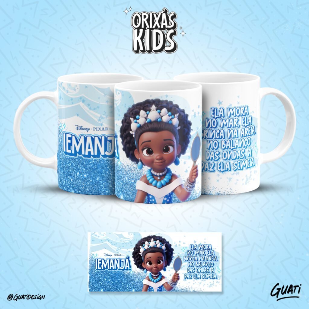 1-Iemanja-scaled Orixás Kids - Estampas Canecas (Lab 51) - Imagem 1