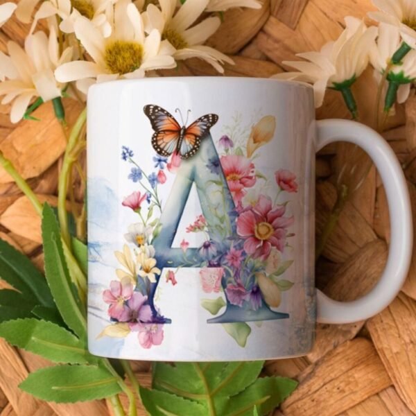Artes Canecas - Alfabeto Borboleta - Imagem 1