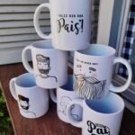 Dia dos Pais Desenho e Frases - Estampas Canecas