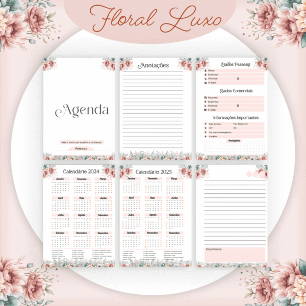Combo Alfabeto Floral de Luxo - Encadernação - Imagem 10