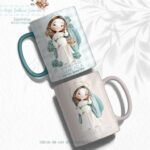 Kit Digital Ilustrações Nossa Senhora Grávida - Santinhos (Carinas Paper) - Imagem 9