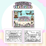 COMBO Colorindo Versiculos - Livros de Colorir (Pamella Vieira) - Imagem 2
