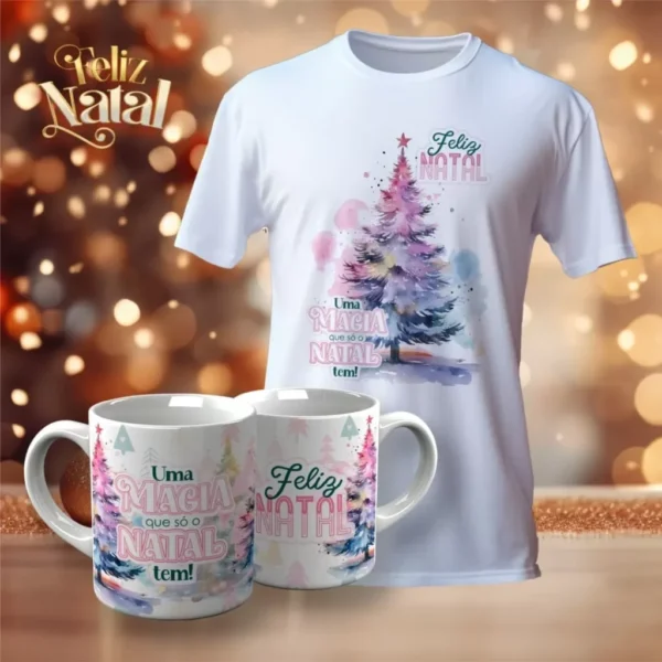 Pacotes de Artes Canecas | Camisetas Personalizadas - Natal V23 (Vintage) - Imagem 10