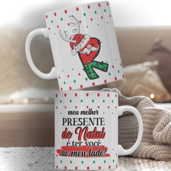 Kit 2 - Canecas Alfabeto Natalino (Personalize) - Imagem 10
