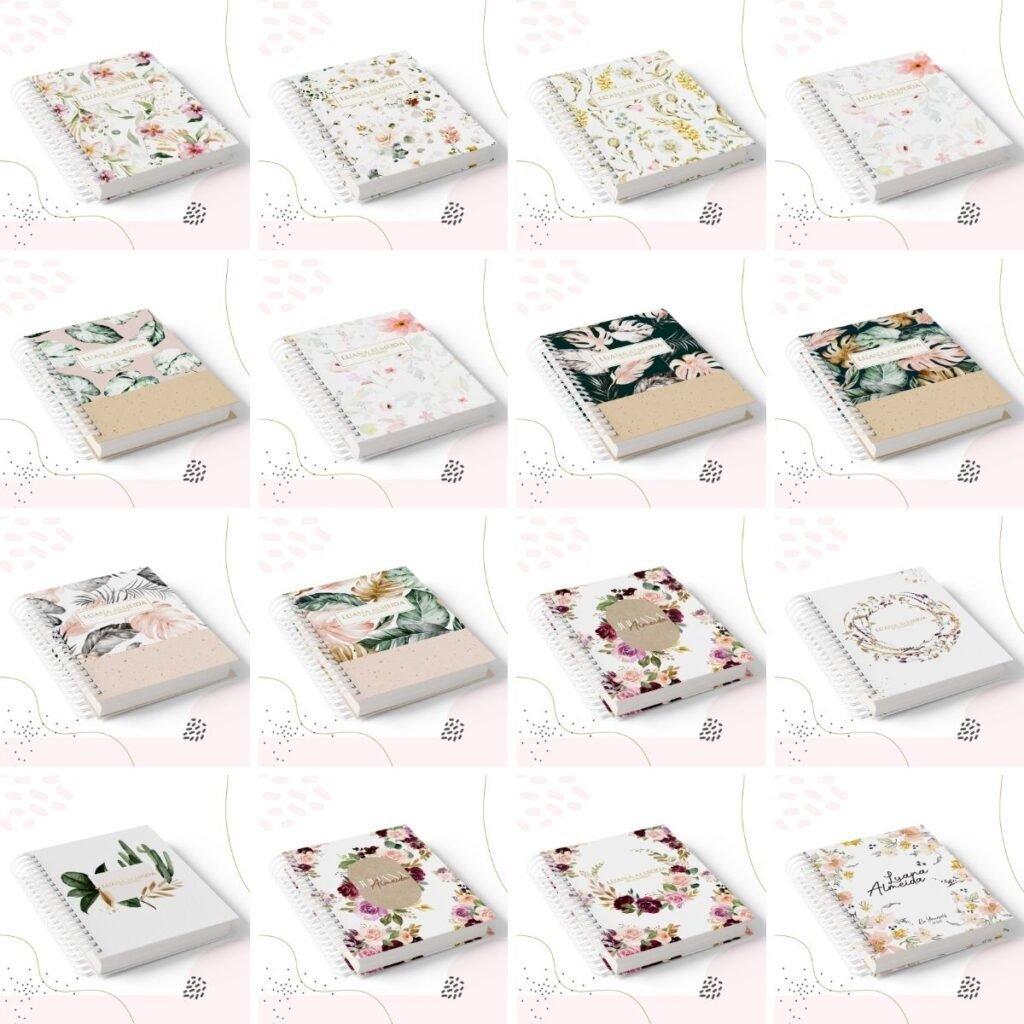 10 Pack Encadernação 2022 - Arquivos agendas, planners e miolos - Imagem 10