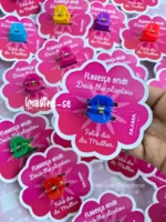 Card Presilha para Cabelo  - Dia da Mulheres