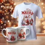 Pacotes de Artes Canecas | Camisetas Personalizadas - Natal V23 (Vintage) - Imagem 11