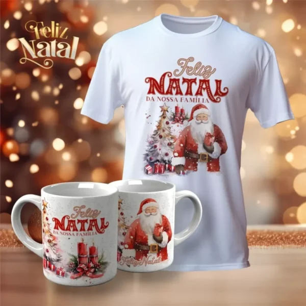 Pacotes de Artes Canecas | Camisetas Personalizadas - Natal V23 (Vintage) - Imagem 11