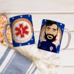 20 Estampas Canecas Socorristas do SAMU - Imagem 2