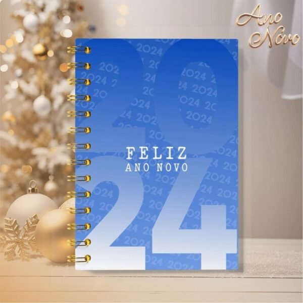 Pacote de Capas Agendas Personalizadas - Ano Novo 2024 V23 (Vintage) - Imagem 14
