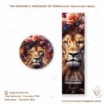 Capas Seja Forte e Corajosa Leão para Bíblias e Devocional - Imagem 12