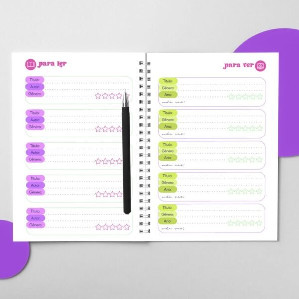 Kit Agendas Vsco Girl (A5 Datada 2022) - Imagem 5