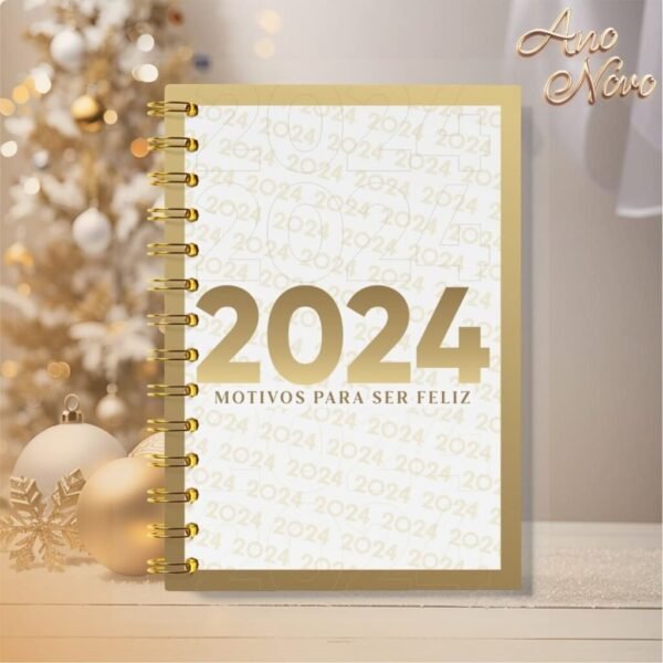 Pacote de Capas Agendas Personalizadas - Ano Novo 2024 V23 (Vintage) - Imagem 15