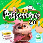 Kit Digital + Estampas Canecas - Dia dos Professores 2.0 (Aviã sem Asa)