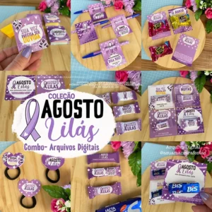 Combo - Agosto Lilás