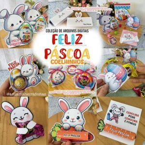Combo - Feliz Páscoa Coelhinhos