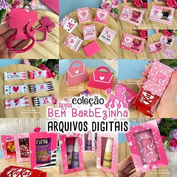 13e6fb_99d70730683d4a1593aba9d5d0d5ce9amv2.jpg Combo - Rosa Bem BarbEzinha - Imagem 1