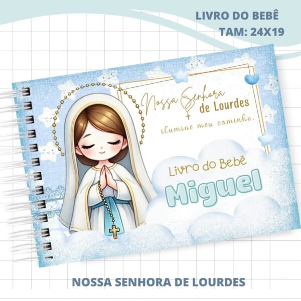 COMBO Nossa Senhora de Lourdes Menino - Encadernação - Imagem 6