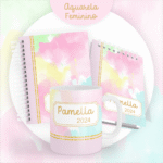 Coleção Aquarela Feminino - 5 Modelos (Pamella) - Imagem 2
