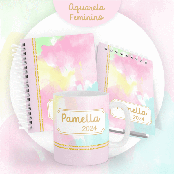 Coleção Aquarela Feminino - 5 Modelos (Pamella) - Imagem 2
