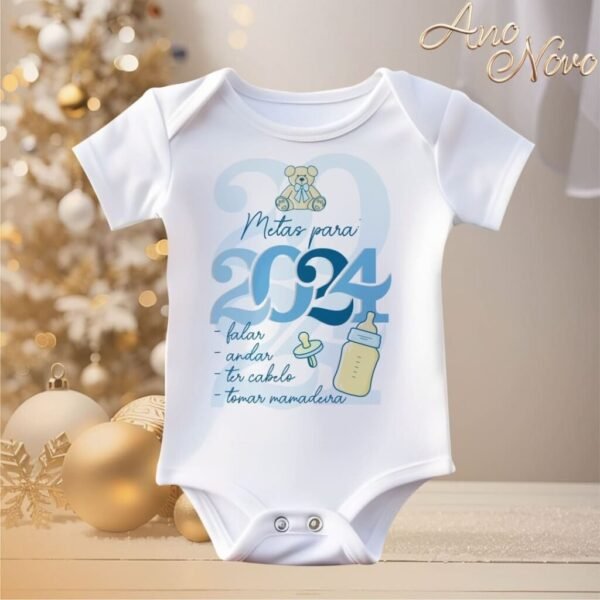 Pacote de Artes Body Infantil - Ano Novo 2024 V23 (Vintage) - Imagem 1