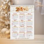 Pacote de Artes Calendários A4 - Ano Novo 2024 V23 (Vintage) - Imagem 11