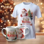 Pacotes de Artes Canecas | Camisetas Personalizadas - Natal V23 (Vintage) - Imagem 14