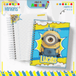 MINION- Kit Escolar 2025 (Lina Criativa)