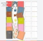 COMBÃO Multicolor 7 Miolos de agenda datada 2024 + COMBO 20 Capas