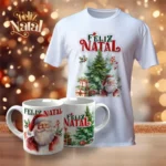 Pacotes de Artes Canecas | Camisetas Personalizadas - Natal V23 (Vintage) - Imagem 15