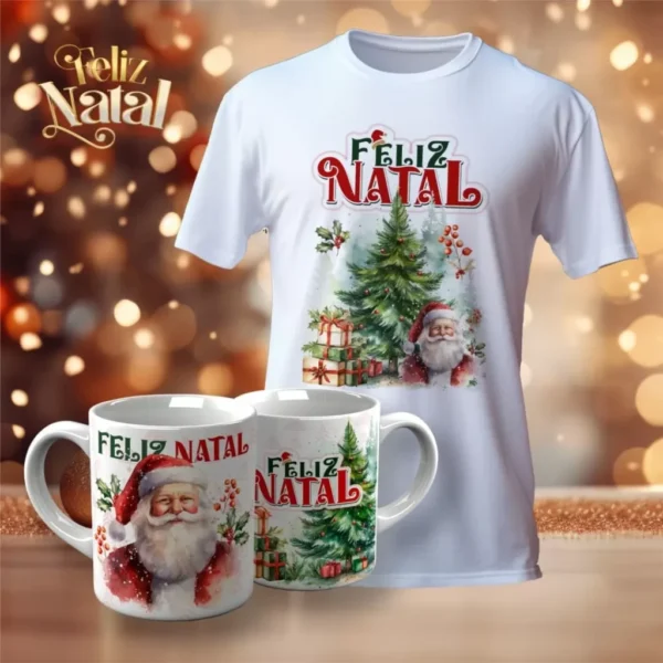 Pacotes de Artes Canecas | Camisetas Personalizadas - Natal V23 (Vintage) - Imagem 15