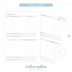 Planner 2025 Azul e Rosa (Criativa Afetiva) - Imagem 8