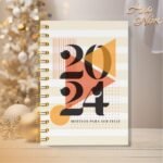 Pacote de Capas Agendas Personalizadas - Ano Novo 2024 V23 (Vintage) - Imagem 7