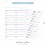 Planner 2025 Azul e Rosa (Criativa Afetiva) - Imagem 9