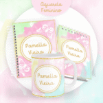 Coleção Aquarela Feminino - 5 Modelos (Pamella) - Imagem 3