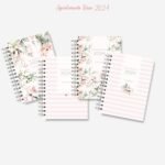 Agendamento Rosa A5 com 4 Capas Datado 2024 - Imagem 5