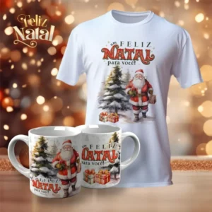 Pacotes de Artes Canecas | Camisetas Personalizadas - Natal V23 (Vintage)