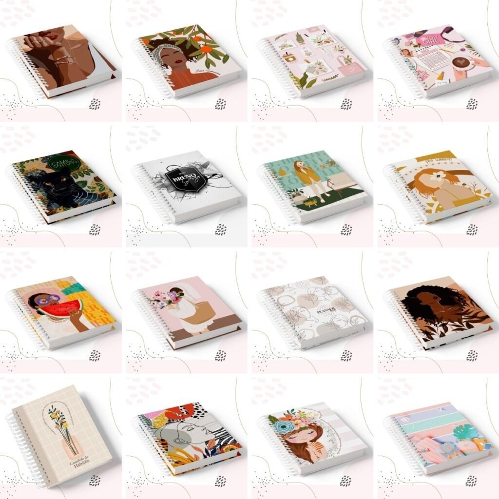 2 Pack Encadernação 2022 - Arquivos agendas, planners e miolos - Imagem 2