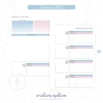 Planner 2025 Azul e Rosa (Criativa Afetiva) - Imagem 2