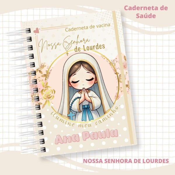 COMBO Nossa Senhora de Lourdes Menina - Encadernação - Imagem 3