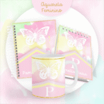 Coleção Aquarela Feminino - 5 Modelos (Pamella) - Imagem 4