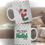 Kit 2 - Canecas Alfabeto Natalino (Personalize) - Imagem 22