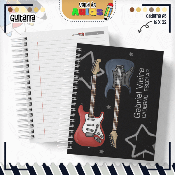 TEEN GUITARRA- Kit Escolar 2025 (Lina Criativa) - Imagem 1