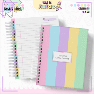 NEUTRO CANDY- Kit Escolar 2025 (Lina Criativa)