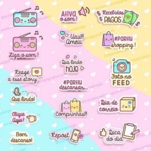 Stories Cutes - Kit Digital