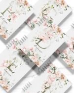 Kit Cadernos Alfabeto Floral